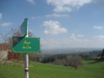Panorama vor St. Alban les Aux