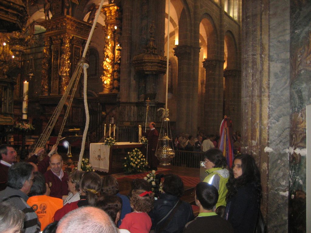 Botafumeiro in der Kathedrale von Santiago
