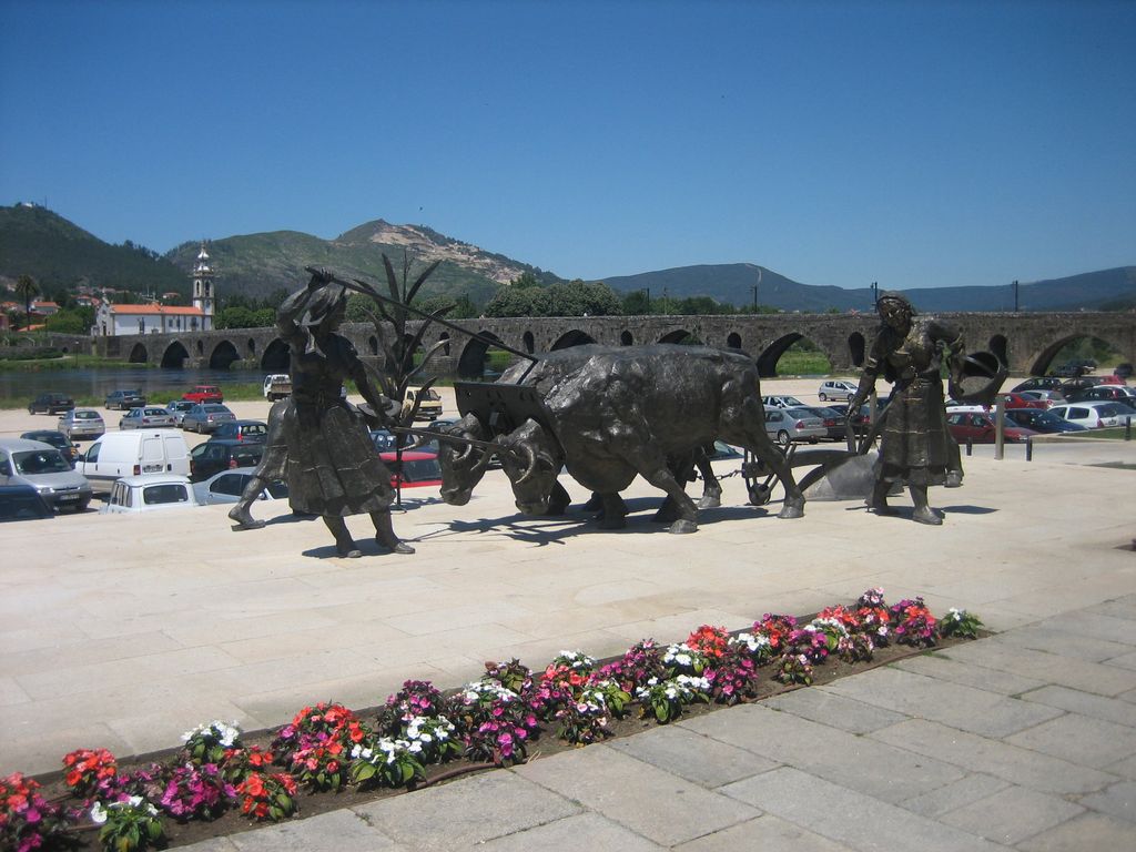 Bronzedenkmal in Ponte de Lima