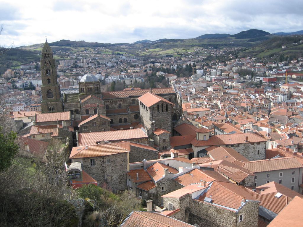 Le Puy-en-Velay von oben