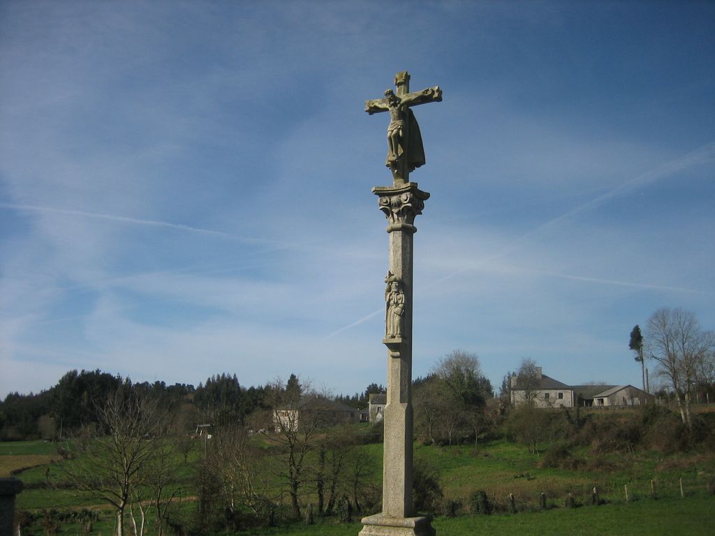 Typisch galicisches Wegkreuz