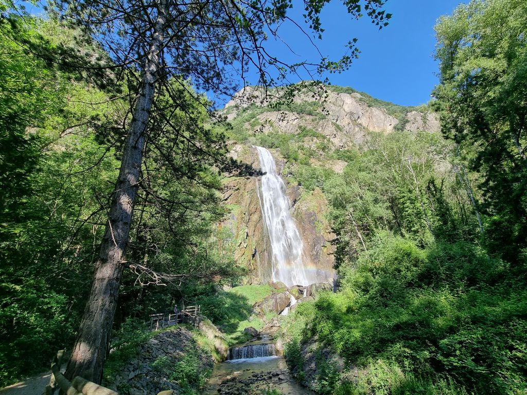 Wasserfall Pissevache vor Martigny