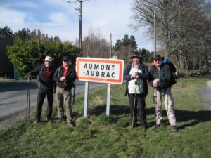 Pilger in Aumont-Aubrac